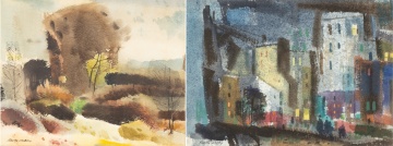 (2) Ralph Avery (American, 1906-1976) Watercolors